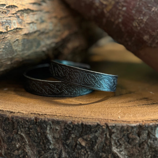 Norse Heritage Bracelet by RavenRitual – Viking stainless steel bracelet with Norse motif
