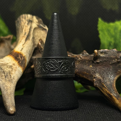 Norse Heritage Ring by RavenRitual – Viking stainless steel ring with Norse design