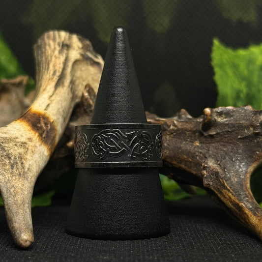 Norse Heritage Ring by RavenRitual – Viking stainless steel ring with Norse design
