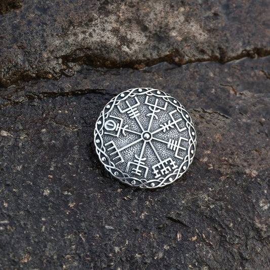 Vegvisir Brooch